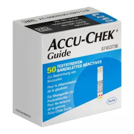 ACCU-CHEK Tiras de teste de guia, 1X50 pcs