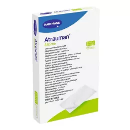 ATRAUMAN Compressas de silicone esterilizadas de 5x7 cm, 10 unidades