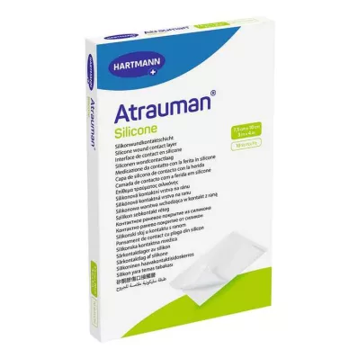 ATRAUMAN Compressas de silicone esterilizadas de 7,5x10 cm, 10 unidades ATRAUMAN Compressas de silicone esterilizadas de 7,5x10 cm, 10 unidades