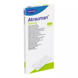 ATRAUMAN Compressas de silicone esterilizadas de 10x20 cm, 10 unidades