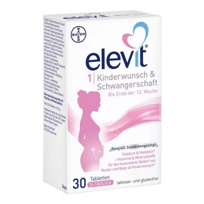 Elevit 1 Fertility & Comprimidos para gravidez, 30 unidades Elevit 1 Fertility & Comprimidos para gravidez, 30 unidades
