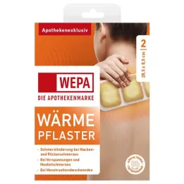 WÄRMEPFLASTER Pescoço/costas 8,5x28,5 cm WEPA, 2 pcs