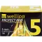 WELLION PROTECT PRO Agulhas de segurança para caneta 30 G 5 mm, 100 unidades