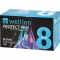 WELLION PROTECT PRO Agulhas de segurança para caneta 30 G 8 mm, 100 unidades