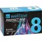 WELLION PROTECT PRO Agulhas de segurança para caneta 30 G 8 mm, 100 unidades