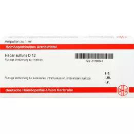 HEPAR SULFURIS D 12 ampolas, 8X1 ml