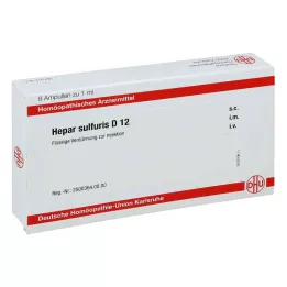 Ampolas Hepar Sulfuris D12 (8x1 ml)