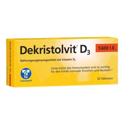 DEKRISTOLVIT D3 5.600 U.I. Comprimidos, 30 unid