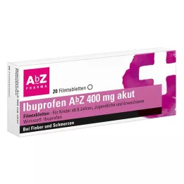 IBUPROFEN AbZ 400 mg comprimidos revestidos por película agudos, 20 unidades