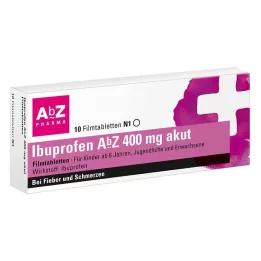 IBUPROFEN AbZ 400 mg comprimidos revestidos por película agudos, 10 unidades