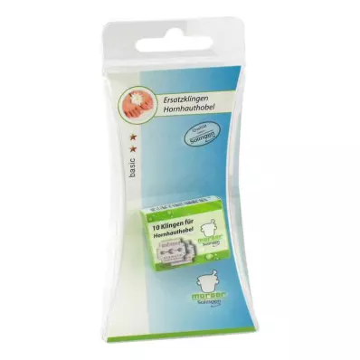 MÖRSER Lâminas raspadoras de calosidades BASIC 76, 10 unid MÖRSER Lâminas raspadoras de calosidades BASIC 76, 10 unid