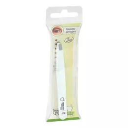 MÖRSER Pinça Topinox em aço inoxidável curvo branco 125E, 1 pc