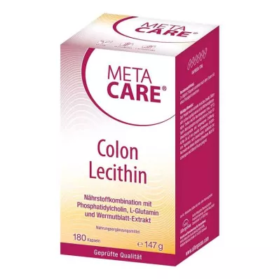 META-CARE Colon Lecithin Capsules, 180 Cápsulas