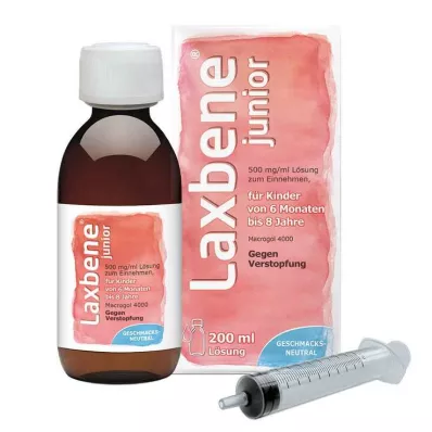 Laxbene® junior solução 500 mg para crianças de 6 meses a 8 anos, 200 ml