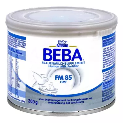 NESTLE BEBA FM 85 Suplemento de leite em pó para mulheres, 200 g NESTLE BEBA FM 85 Suplemento de leite em pó para mulheres, 200 g
