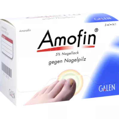 AMOFIN 5% de verniz para unhas, 3 ml