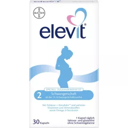 ELEVIT 2 cápsulas moles para gravidez, 30 cápsulas