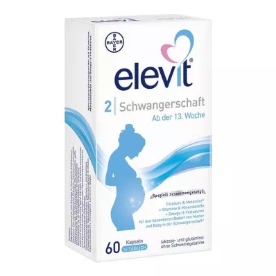 ELEVIT 2 cápsulas moles para gravidez, 60 cápsulas ELEVIT 2 cápsulas moles para gravidez, 60 cápsulas