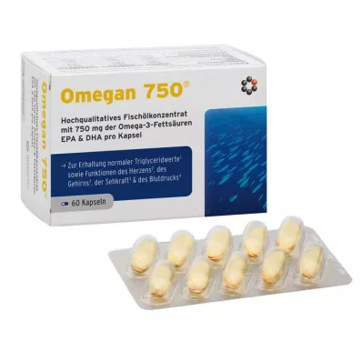 Omegan 750 cápsulas moles, 60 unidades Omegan 750 cápsulas moles, 60 unidades