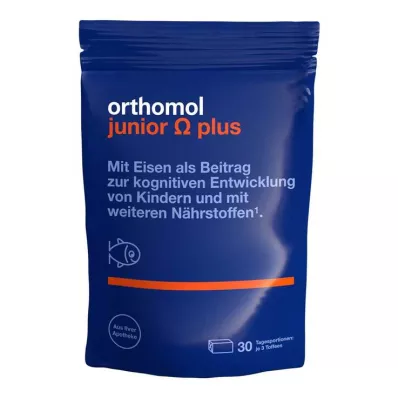 ORTHOMOL Pastilhas para mastigar Junior Omega plus, 90 unidades ORTHOMOL Pastilhas para mastigar Junior Omega plus, 90 unidades