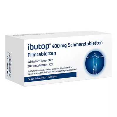 IBUTOP 400 mg Comprimidos revestidos por película para o alívio da dor, 50 unid IBUTOP 400 mg Comprimidos revestidos por película para o alívio da dor, 50 unid