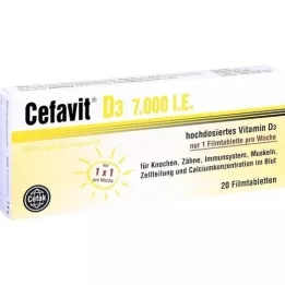CEFAVIT D3 7.000 U.I. comprimidos revestidos por película, 20 unid