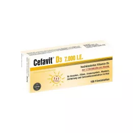 CEFAVIT D3 7.000 U.I. comprimidos revestidos por película, 100 unid