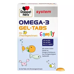 DOPPELHERZ Sistema familiar Omega-3 Gel-Tabs, 60 unidades