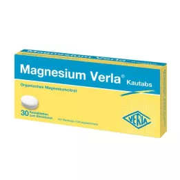 MAGNESIUM VERLA Pastilhas para mastigar, 30 unidades