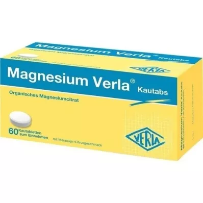 MAGNESIUM VERLA Comprimidos para mastigar, 60 unidades