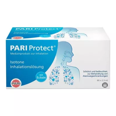 Solução para inalação Pari Protect com ampolas de Ectoin, 60X2,5 ml