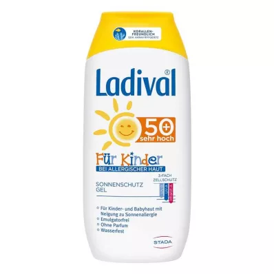 LADIVAL Gel solar infantil para peles alérgicas LSF 50+, 200 ml