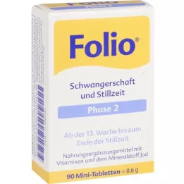 FOLIO 2 comprimidos revestidos por película, 90 unidades