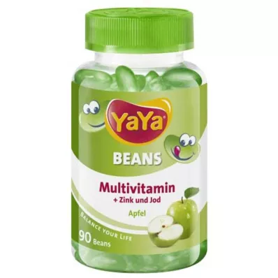 YAYA BEANS Apple Zinc and Iodine Chewable Lozenges, 90 Capsules