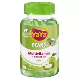 YAYA BEANS Apple Zinc and Iodine Chewable Lozenges, 90 Capsules