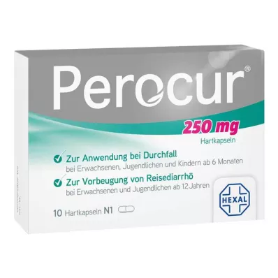 Perocur 250 mg cápsulas, 10 unidades Perocur 250 mg cápsulas, 10 unidades