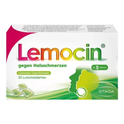Lemocin® para dores de garganta, 20 unidades