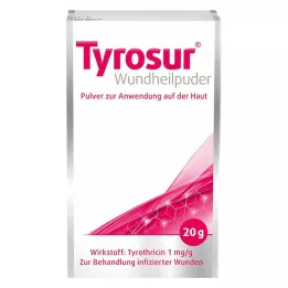 TYROSUR Pó cicatrizante para feridas, 20 g