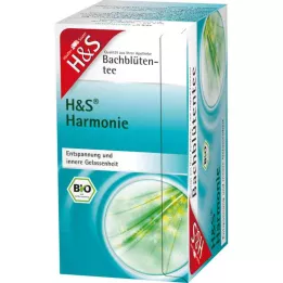 H&amp;S Saco de filtro orgânico Bach Flowers Harmony, 20X1,5 g