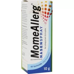 MOMEALLERG Spray nasal 50 μg/spray 60 pulverizações, 10 g