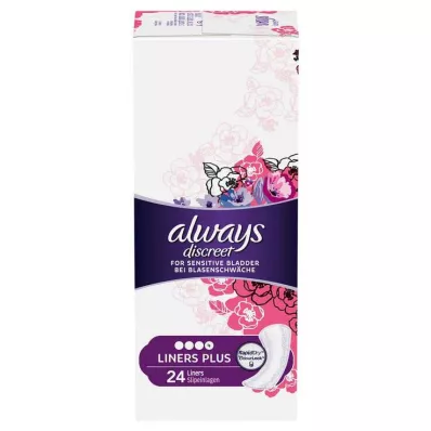 Forro para incontinência Always Discreto plus, 24 unidades Forro para incontinência Always Discreto plus, 24 unidades