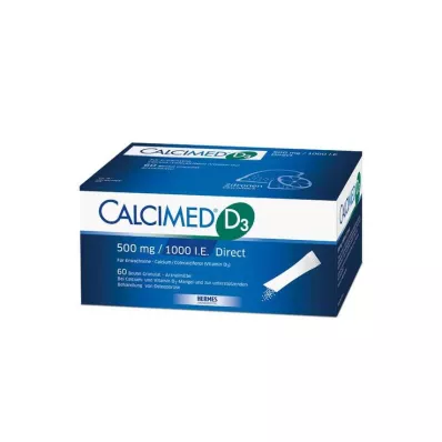 CALCIMED D3 500 mg/1000 U.I. Granulado direto, 60 unidades