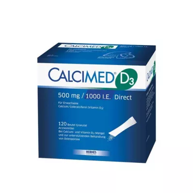 CALCIMED D3 500 mg/1000 U.I. Granulado direto, 120 unidades CALCIMED D3 500 mg/1000 U.I. Granulado direto, 120 unidades