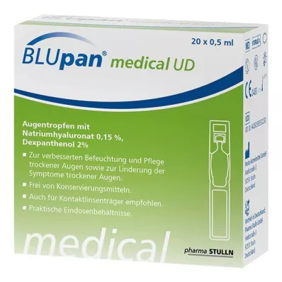 BLUPAN médico UD colírio, 20X0,5 ml BLUPAN médico UD colírio, 20X0,5 ml