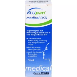 BLUPAN médico OSD colírio, 10 ml