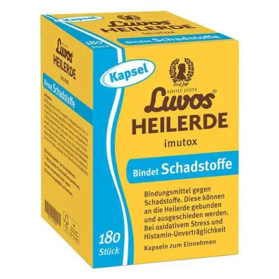 Cápsulas imutox de argila curativa Luvos®, 180 peças Cápsulas imutox de argila curativa Luvos®, 180 peças