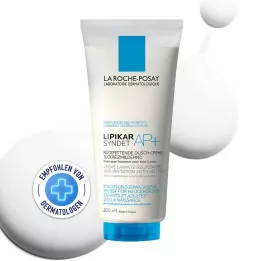 ROCHE-POSAY Lipikar Syndet AP+ Gel creme de limpeza, 200 ml