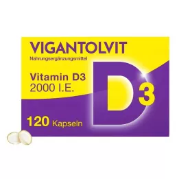 VIGANTOLVIT 2000 U.I. Vitamin D3 soft capsules, 120 pcs