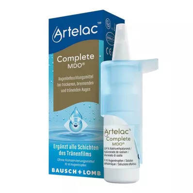 Artelac Complete MDO colírio para olhos secos / lacrimejantes, 10 ml