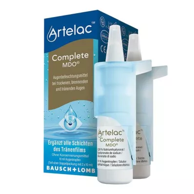 Artelac Complete MDO colírio para olhos secos / lacrimejantes, 2X10 ml